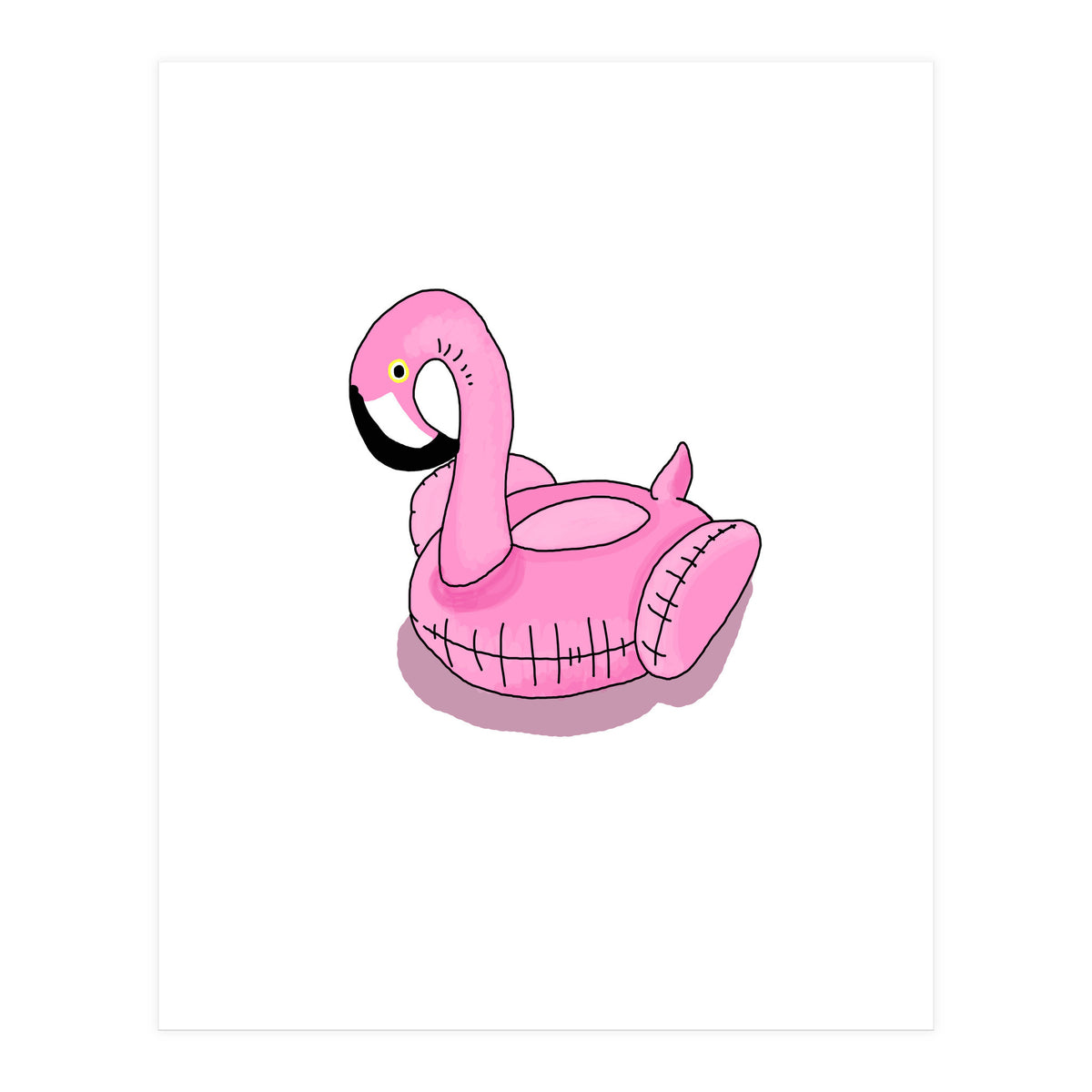 Pool Float Flamingo (Print Only)