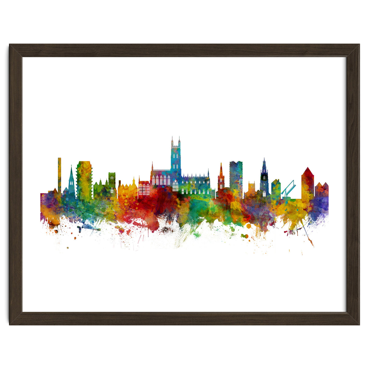 Gloucester England Skyline