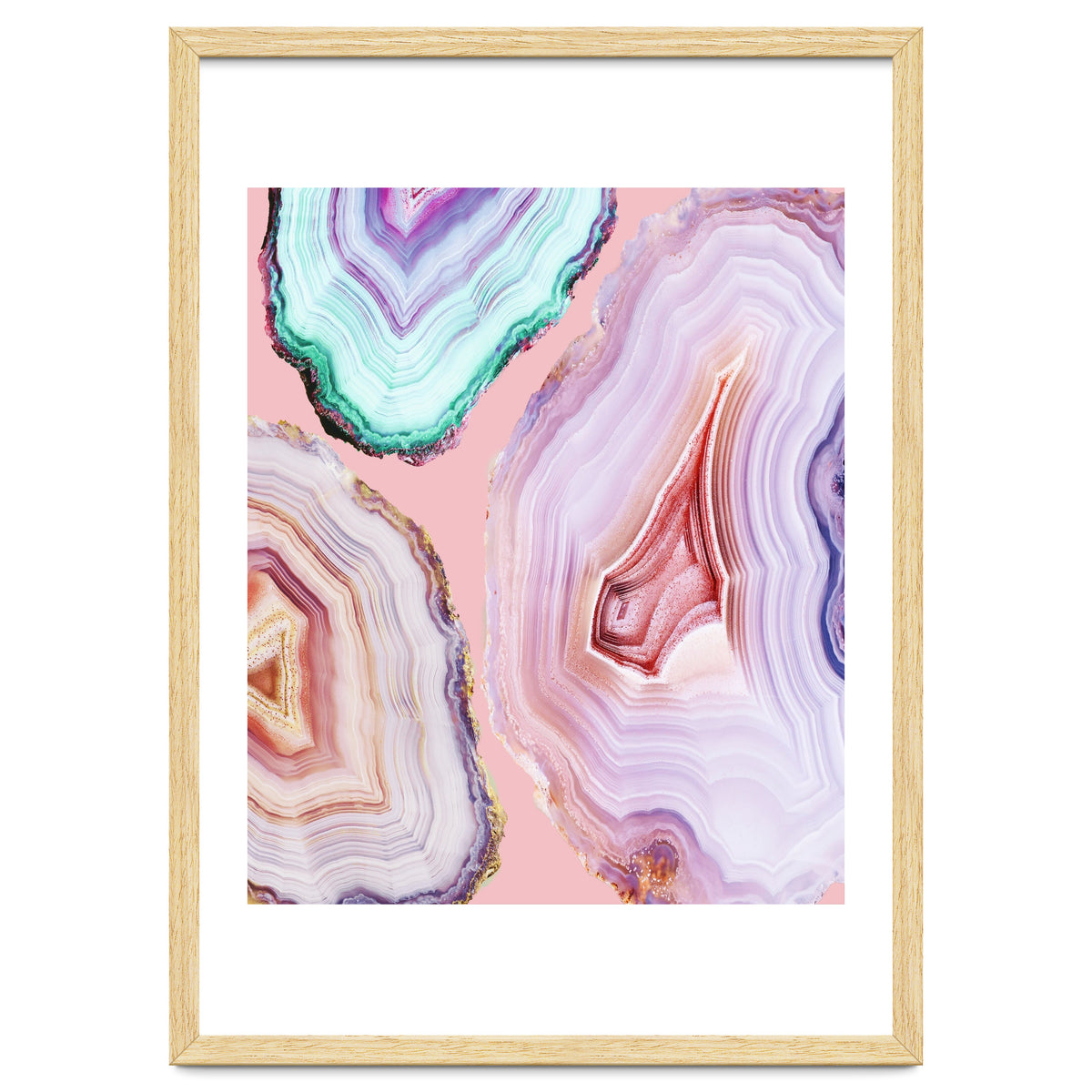 Mineral Agates #Glam collection