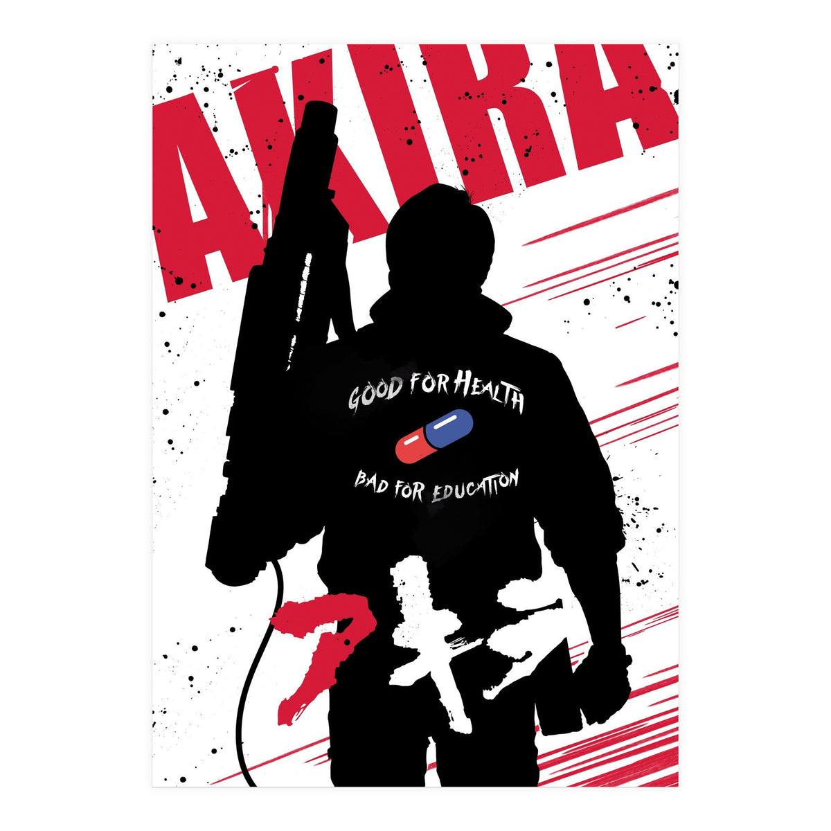 Akira movie poster (Print Only)