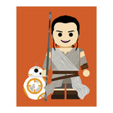 BB8 and Rey Toy (Print Only) thumbnail