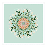 Floral Mandala | Mint Green (Print Only) thumbnail