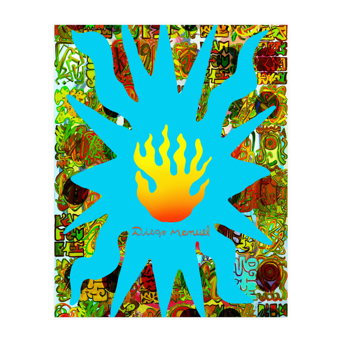 Fuego Y Graffiti 52 (Print Only)