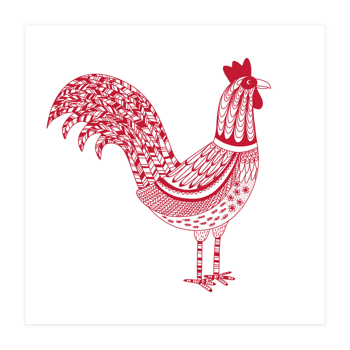 The Magnificent Rooster (Print Only)