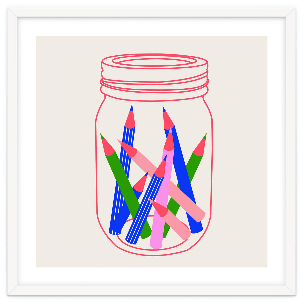 Jar Of Pencils