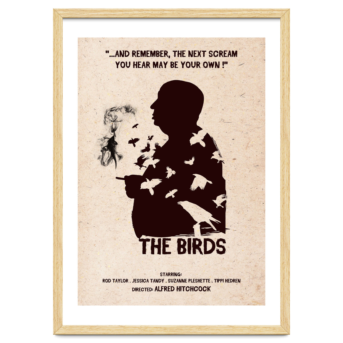 Hitchcock The Birds movie poster