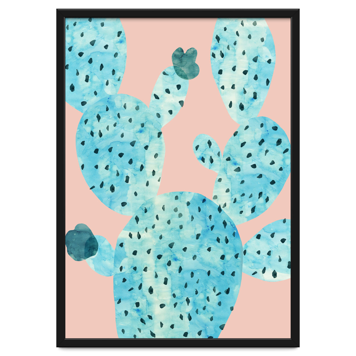 Watercolor of cacti III