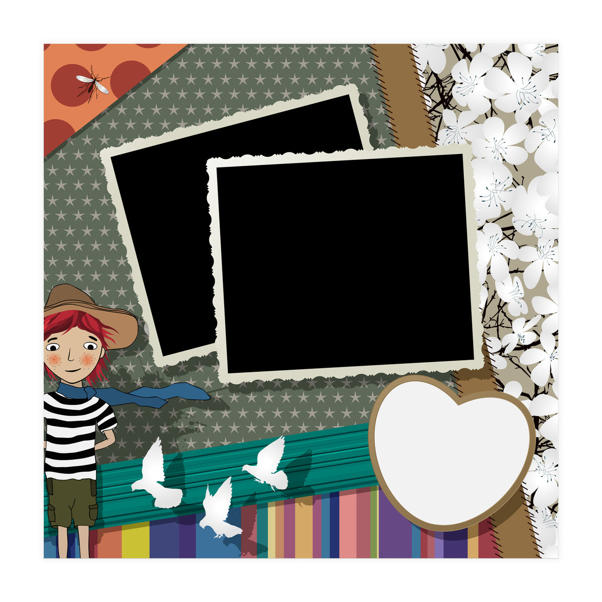 Vintage Photos Collage (Print Only)