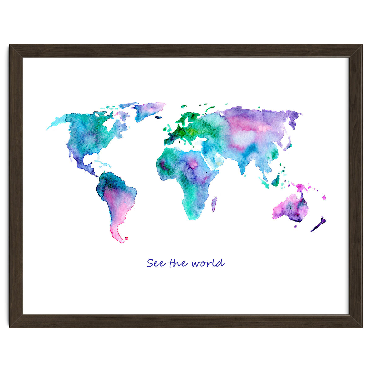 See the world || watercolor