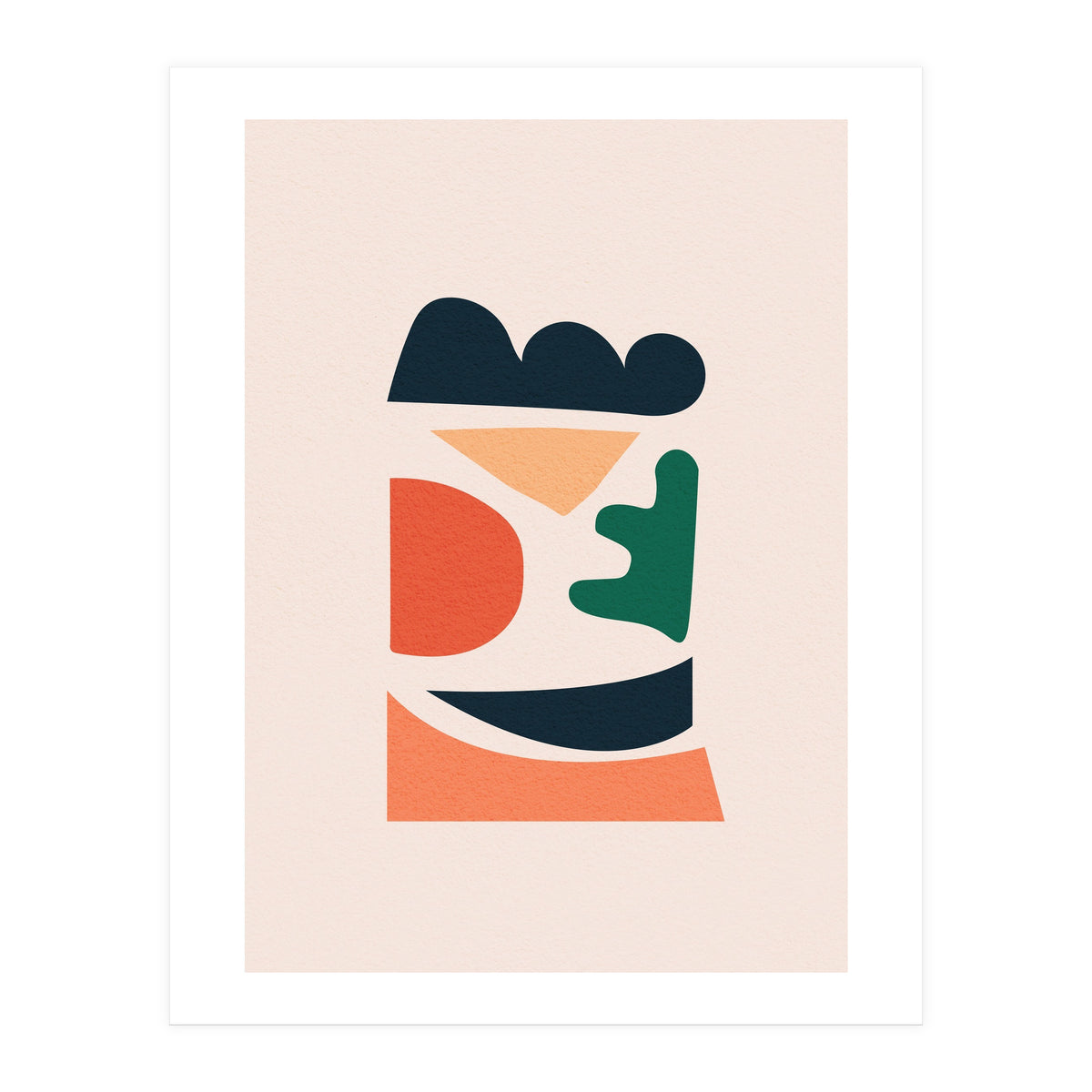 Colorful Nordic Abstract Shapes (Print Only)