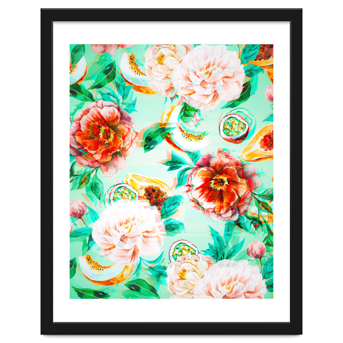 Tropical flowery fruit glitch