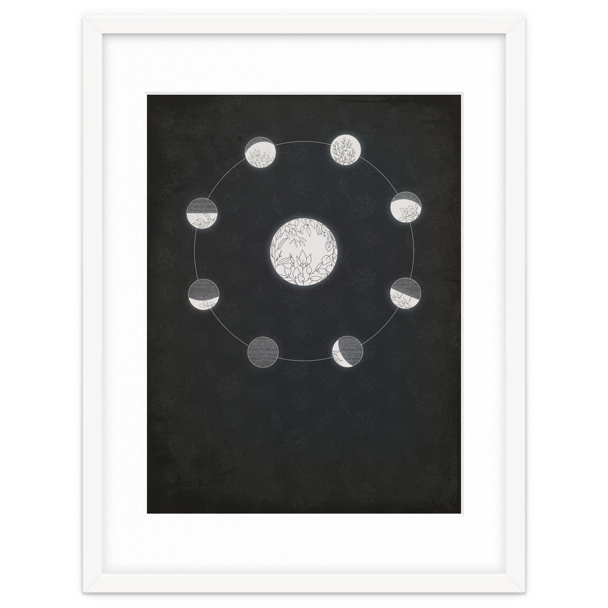 Floral moon phases