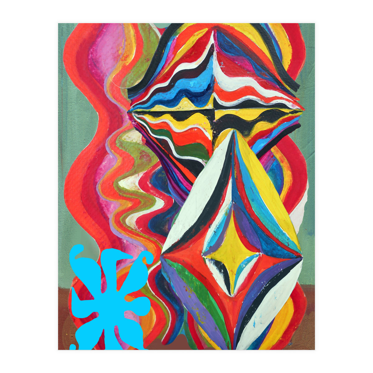 Pop Abstract Asimetrico A10 (Print Only)