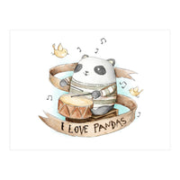 I Love Pandas (Print Only)