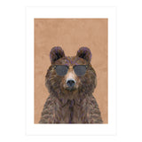 Cool Bear Wearing Sunglasses Portrait (Print Only) thumbnail