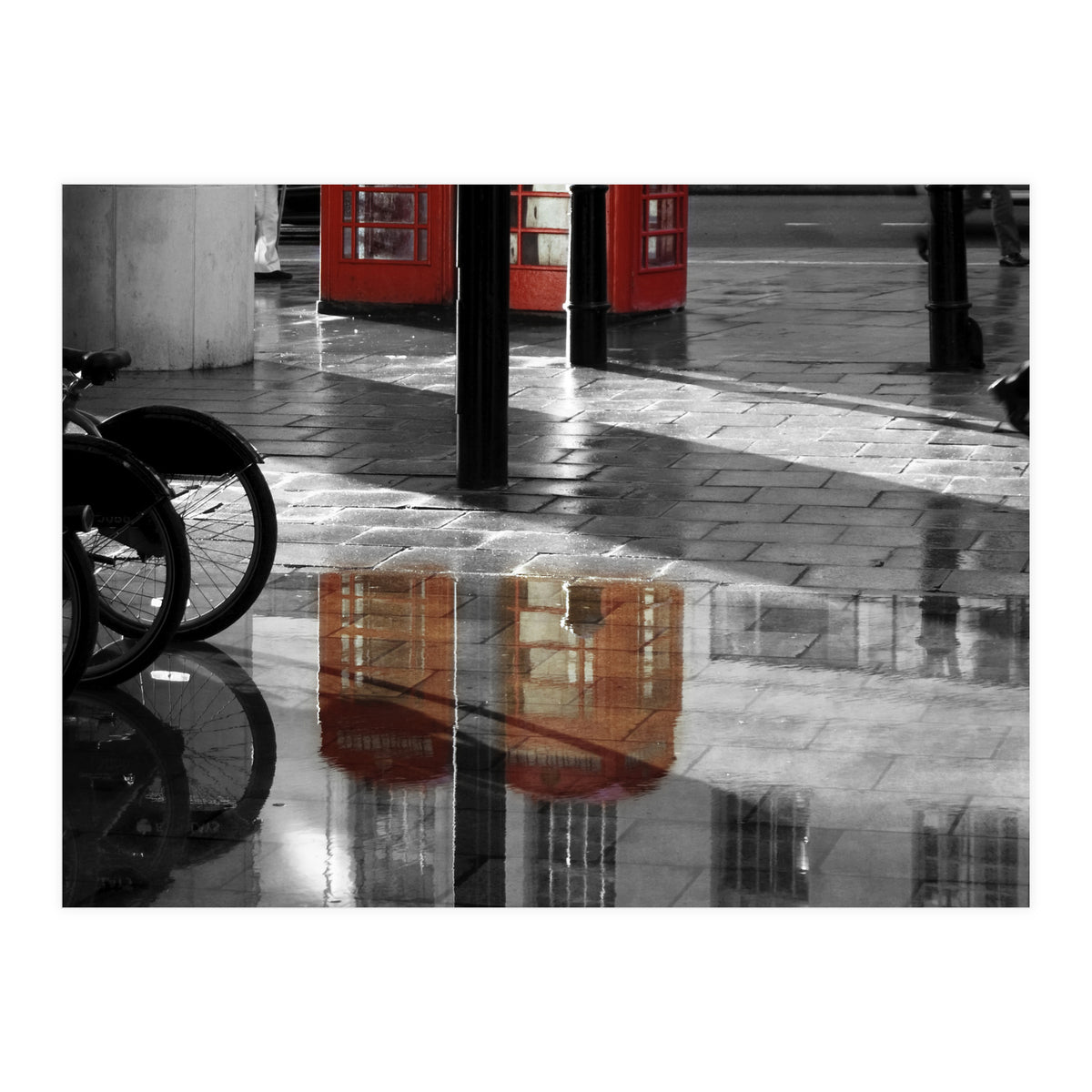 London Rainy Streets  (Print Only)