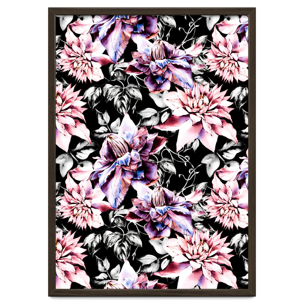 Pink bloom in the dark