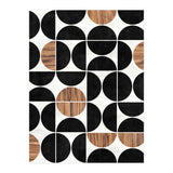 Mid-Century Modern Pattern No.1 - Concrete and Wood (Print Only) thumbnail