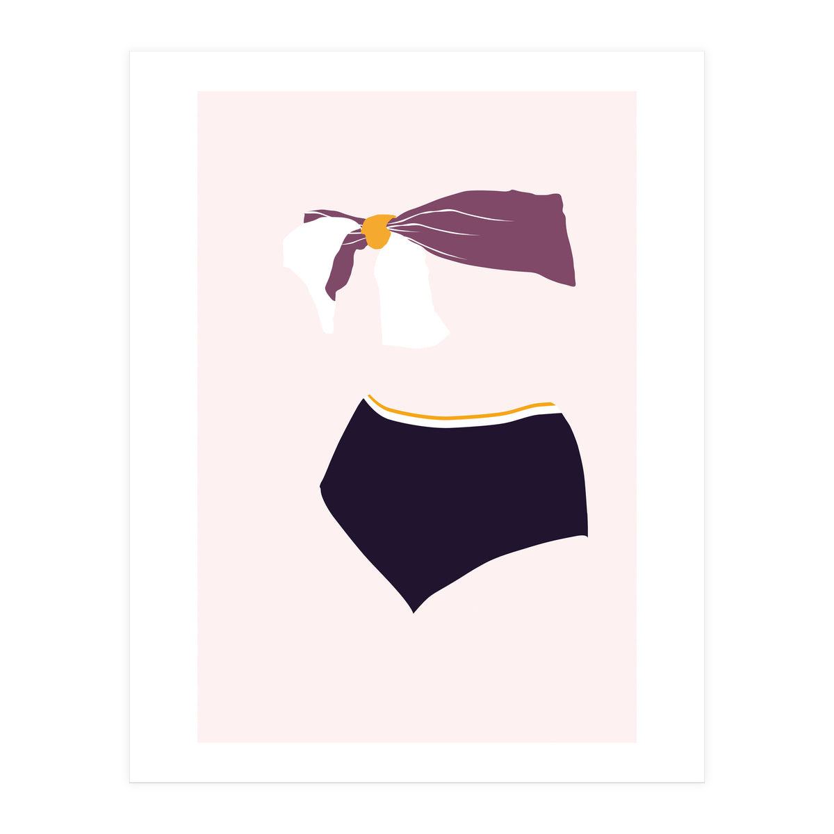 Bikini Aubergine (Print Only)