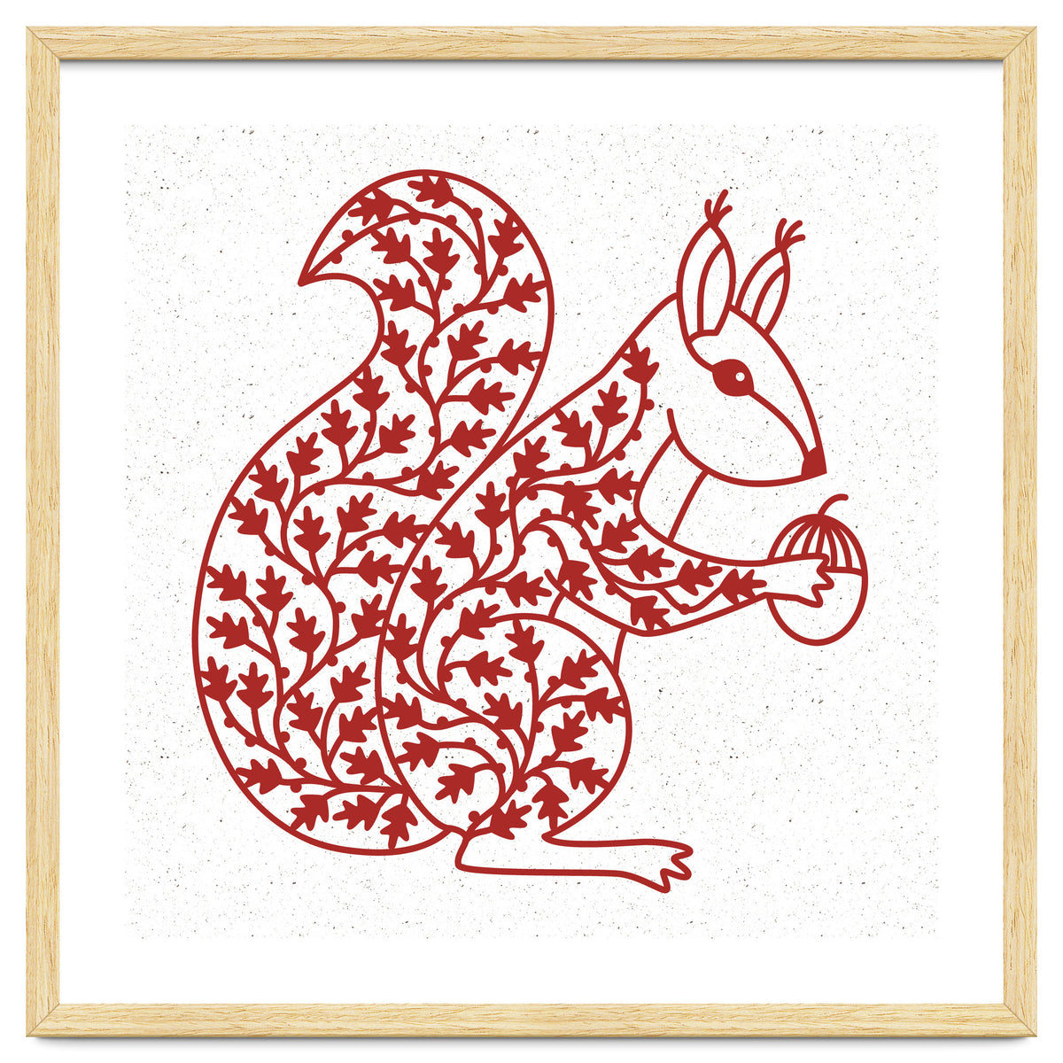 Squirrel Papercut