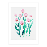 Simple pink flowers (Print Only)