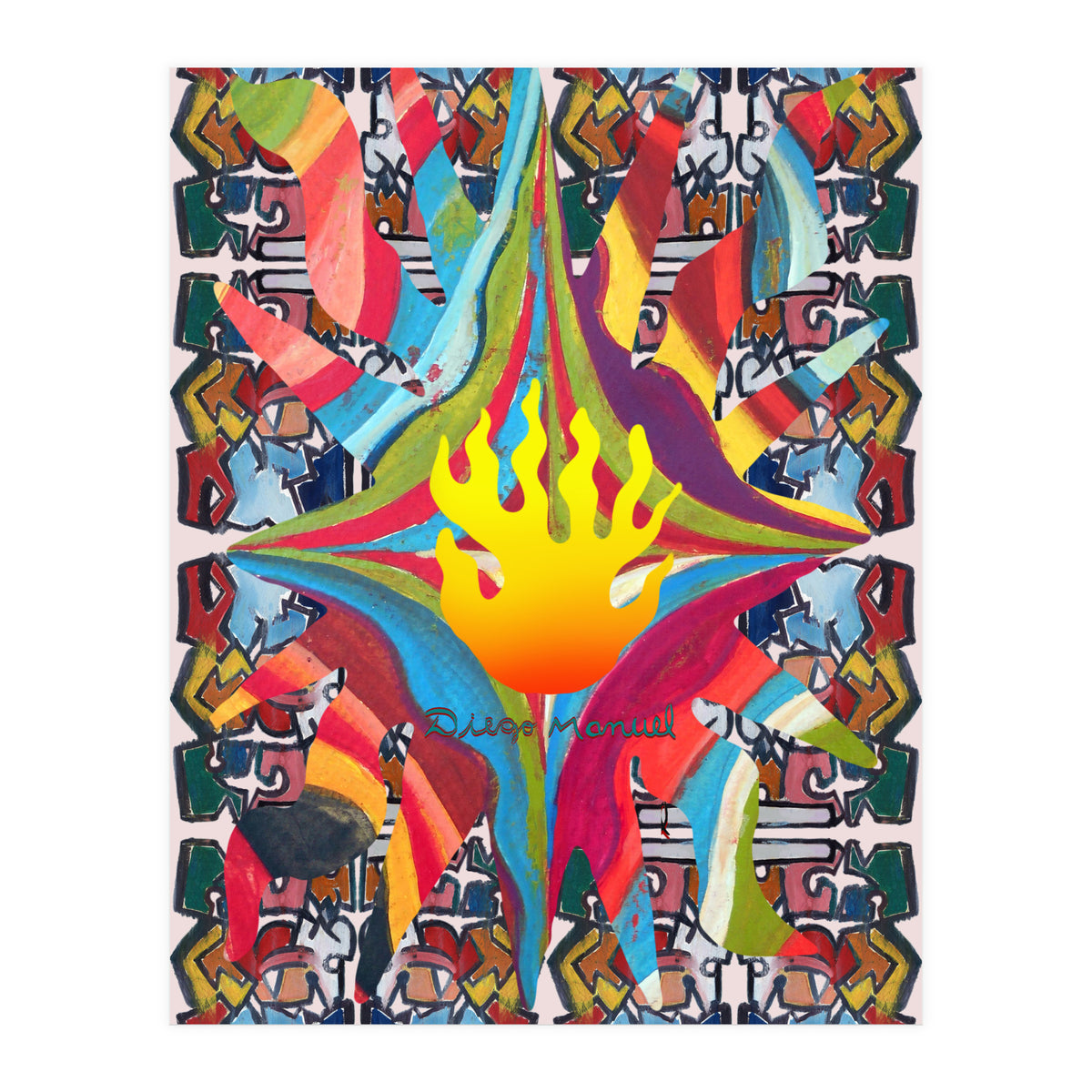 Fuego Y Graffiti 49 (Print Only)