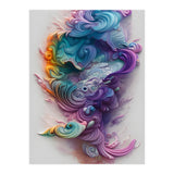 Wavy Rainbow Pastels AI Art (Print Only) thumbnail