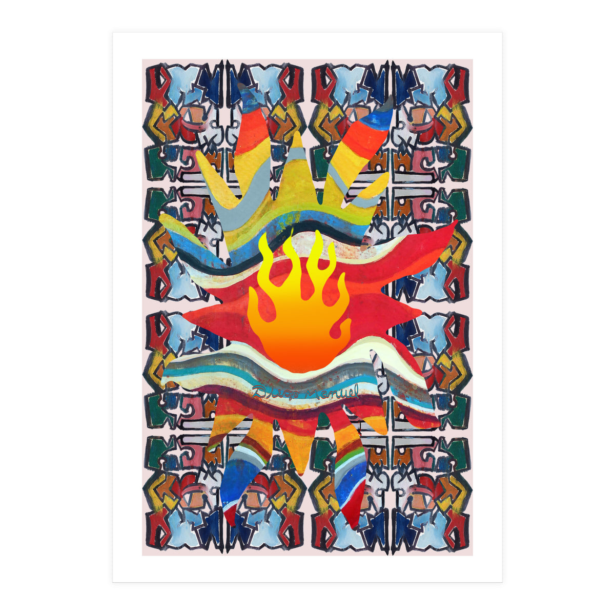 Fuego Y Graffiti 47 (Print Only)