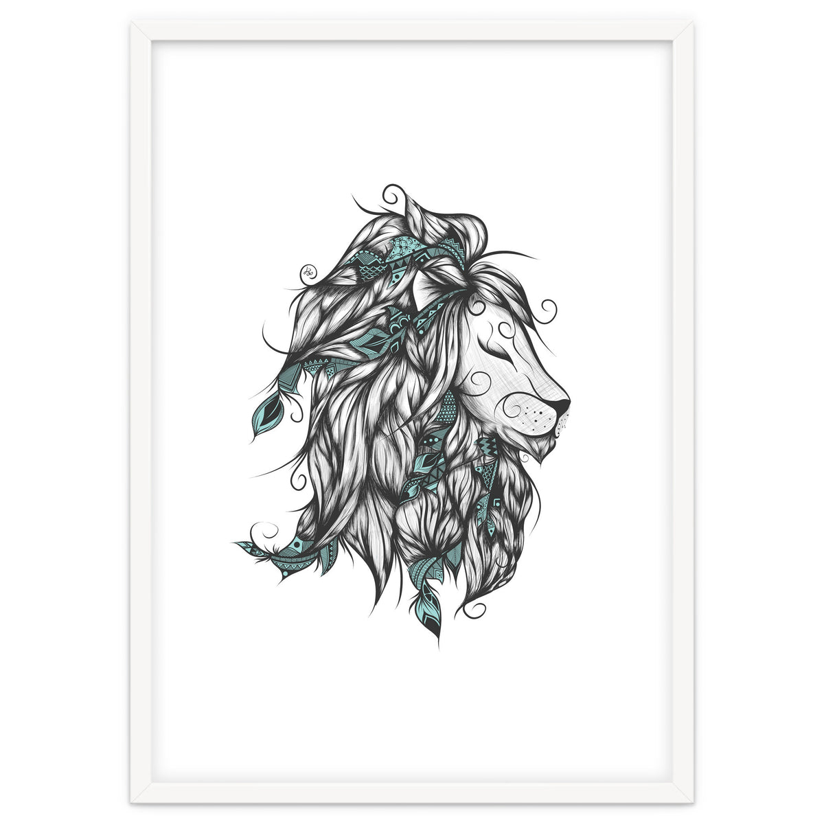 Poetic Lion Turquoise
