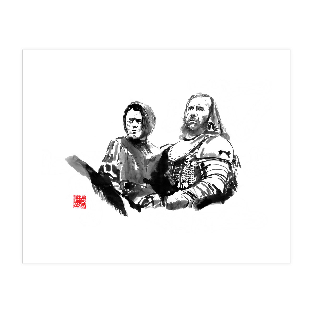 Arya And The Limier (Print Only)