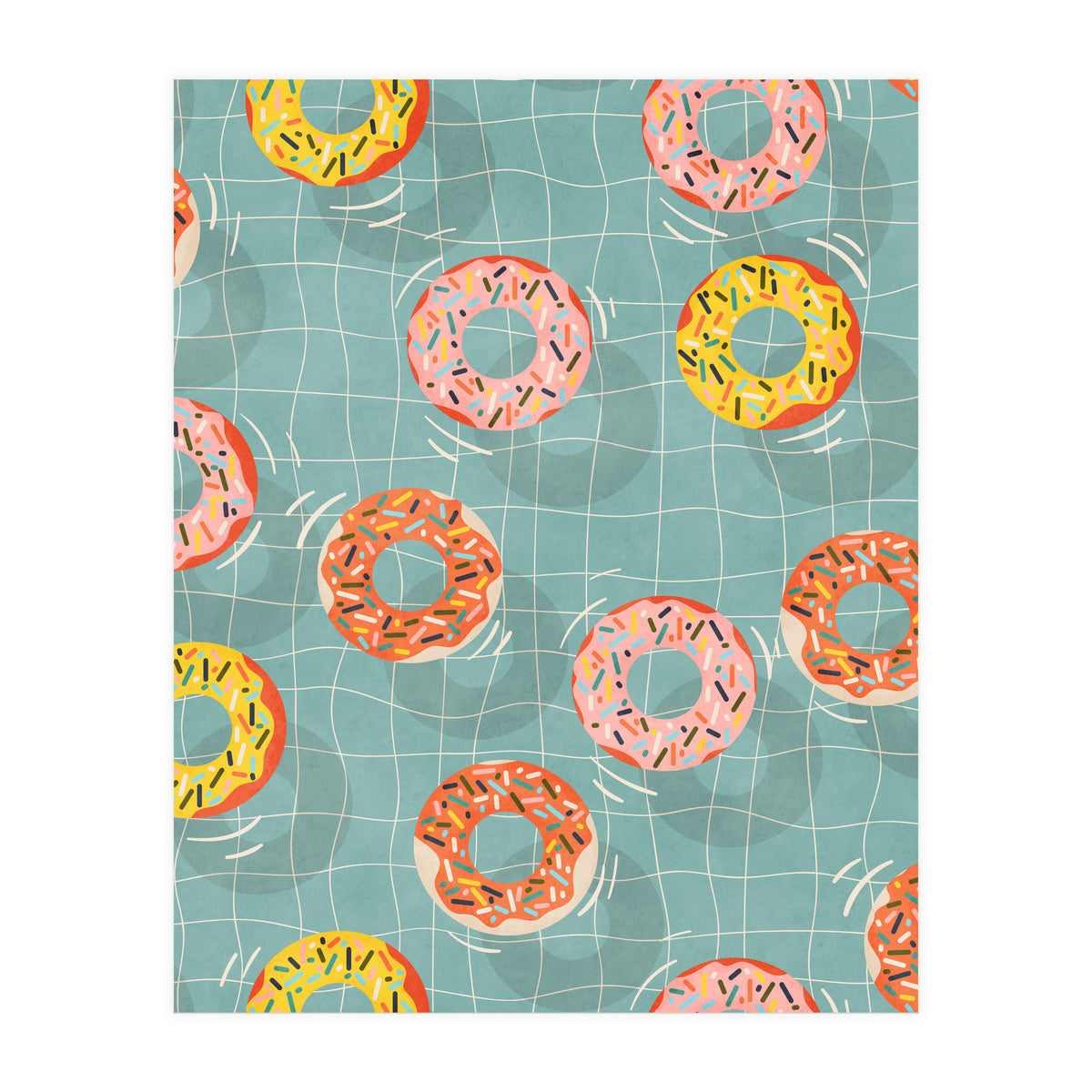 Pool Party Donuts (Print Only)