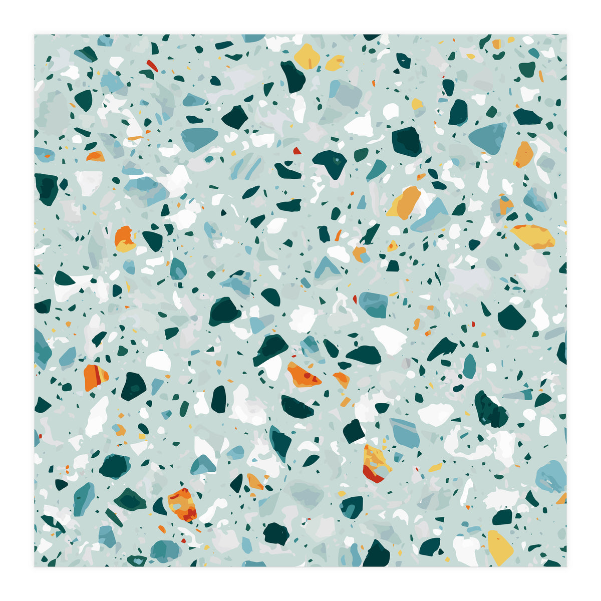 Mint Terrazzo (Print Only)