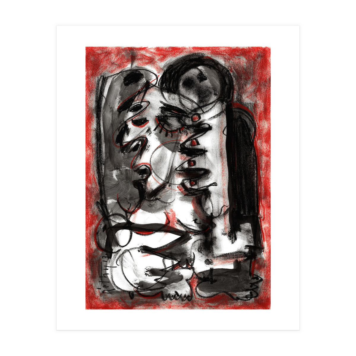 Shame - white background (Print Only)