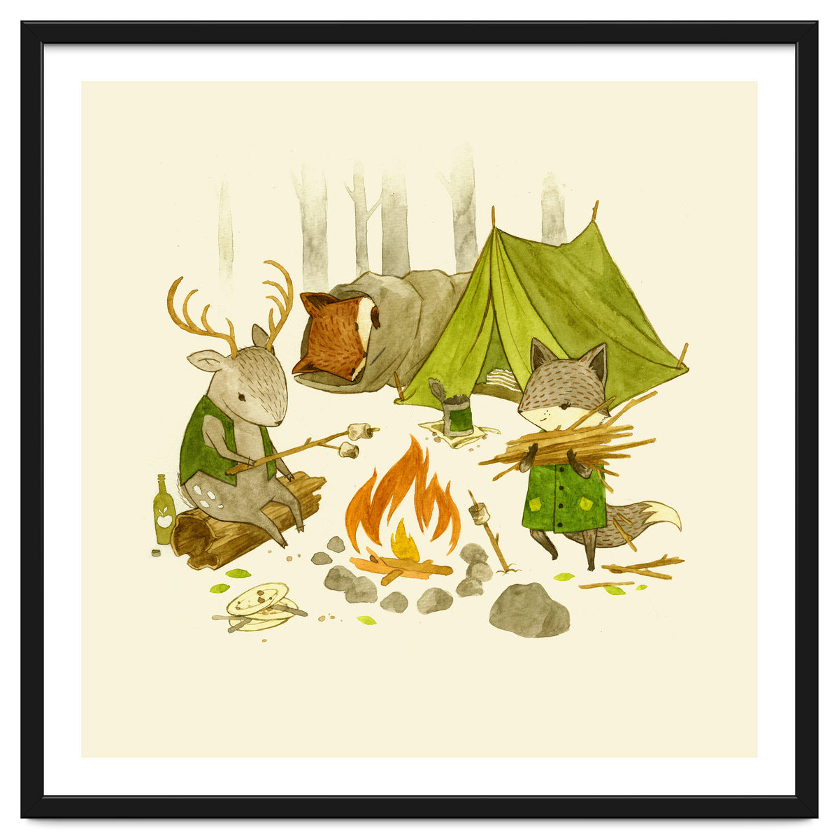 Camping In The Woods