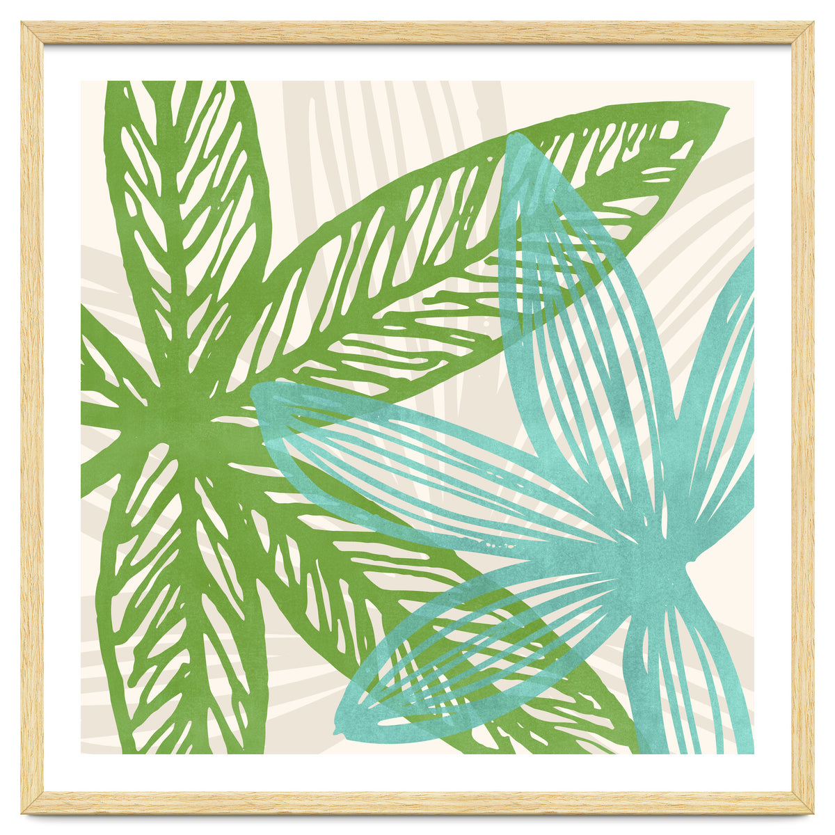 Abstract Coastal Flora