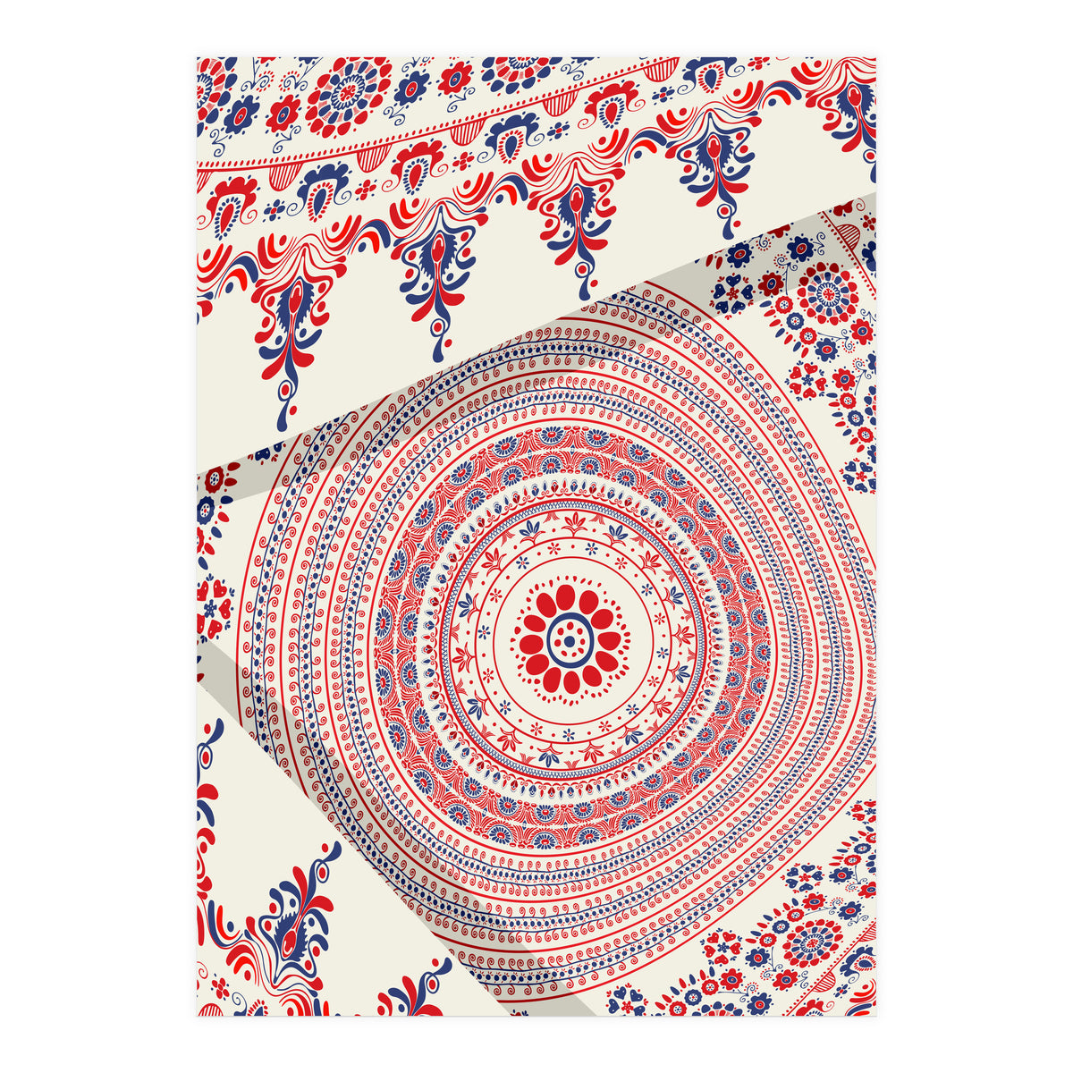 Romanian embroidery background 35 (Print Only)