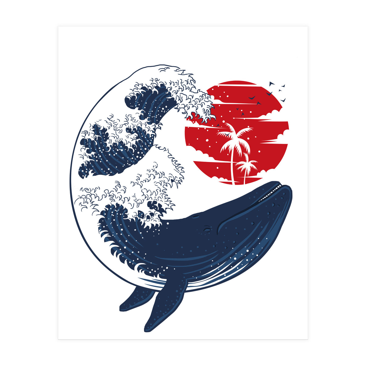 The Wave whale (Print Only)
