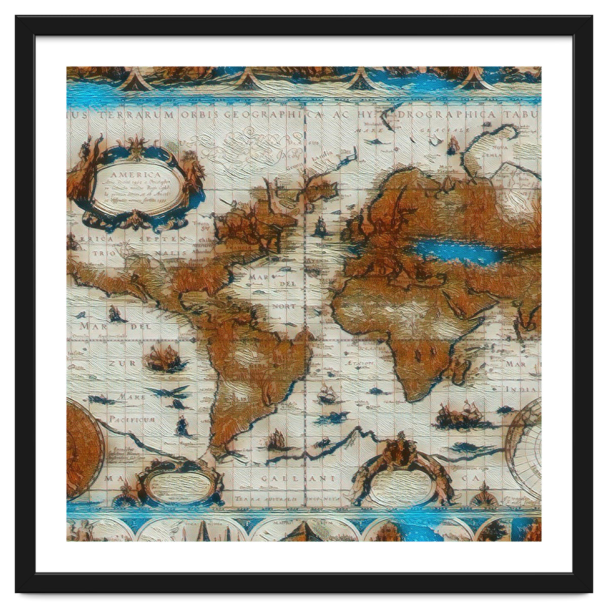 Vintage Mapa Mundi revisited