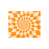 Abstract Orange Geometric  (Print Only) thumbnail