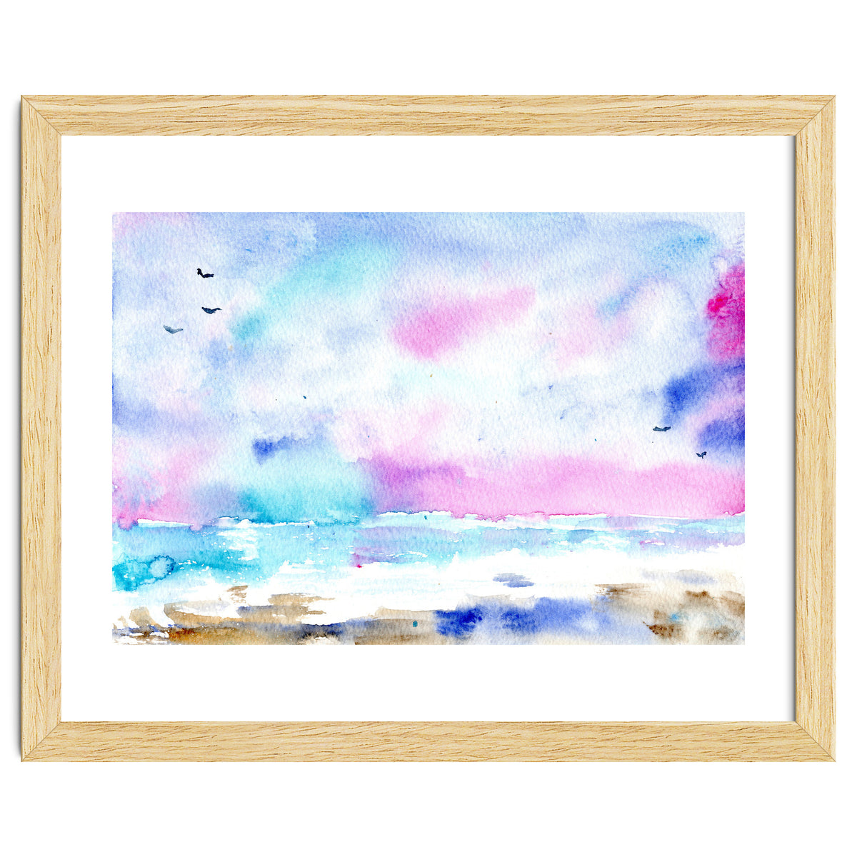 Tenderness of the sea || watercolor
