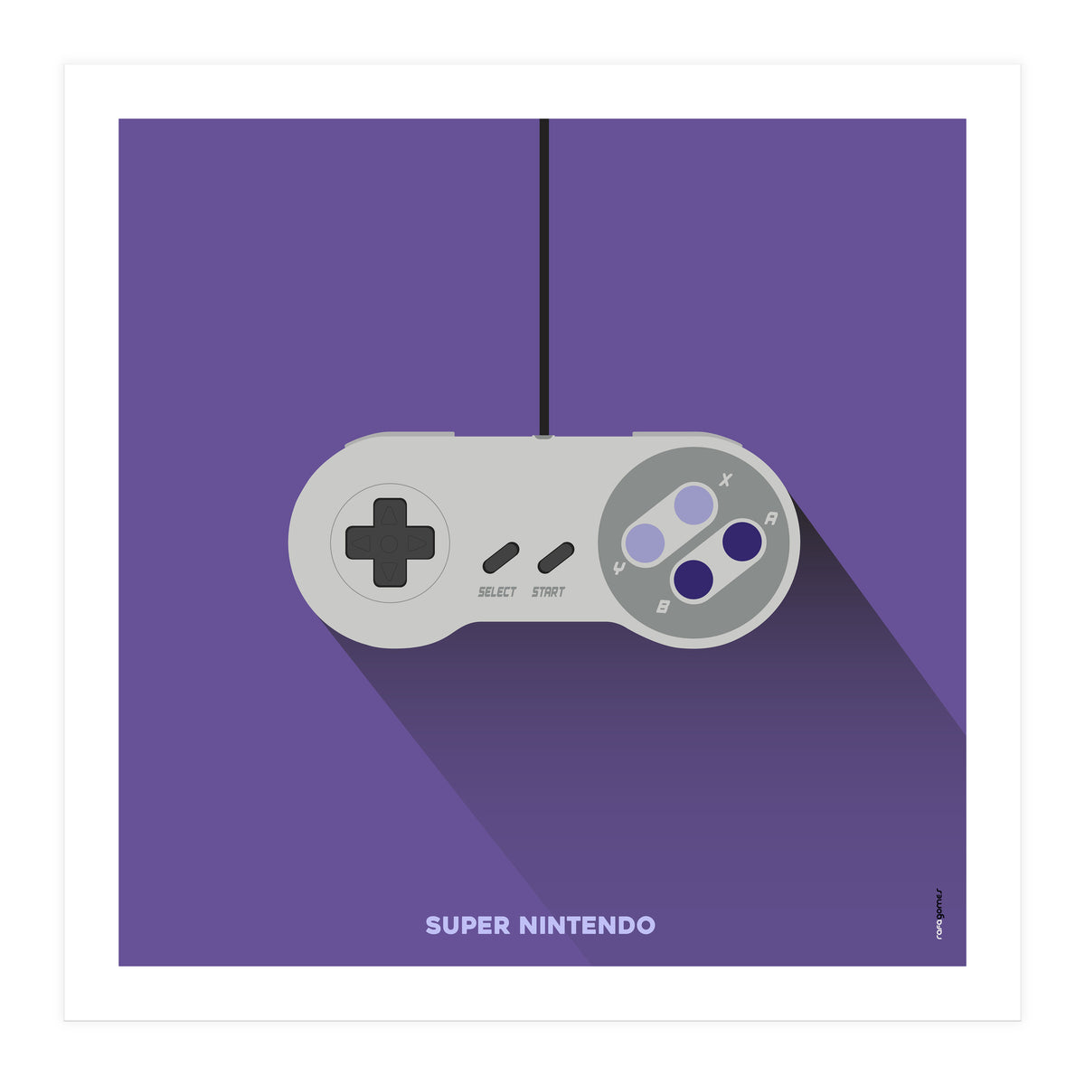 Joystick Videogames Super Nintendo (Print Only)