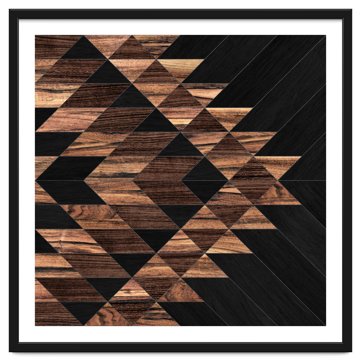 Urban Tribal Pattern No.11 - Aztec - Wood
