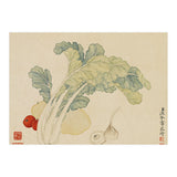 Wang Chengyu ~flowers, Vegetables, Chinese Cabbage, Potatoes, Garlic, Tomatoes, Vegetables (Print Only) thumbnail