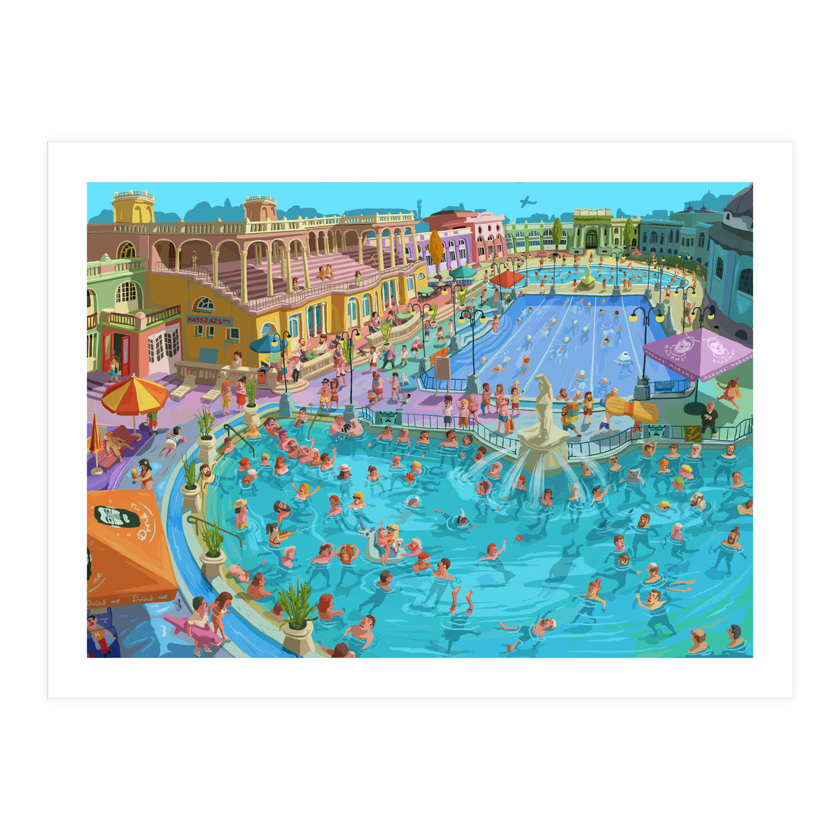 Szechenyi Thermal Spa, Budapest NC2 (Print Only)