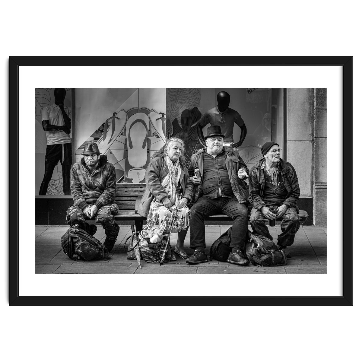 Three plus one locals at the Hat Fair