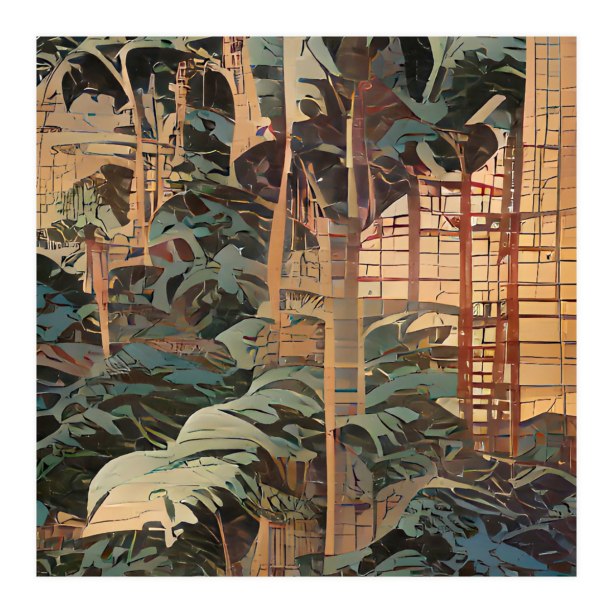 TROPICAL FOREST no4-B - UKIYO-e (Print Only)