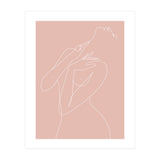 wake woman line-pink (Print Only) thumbnail