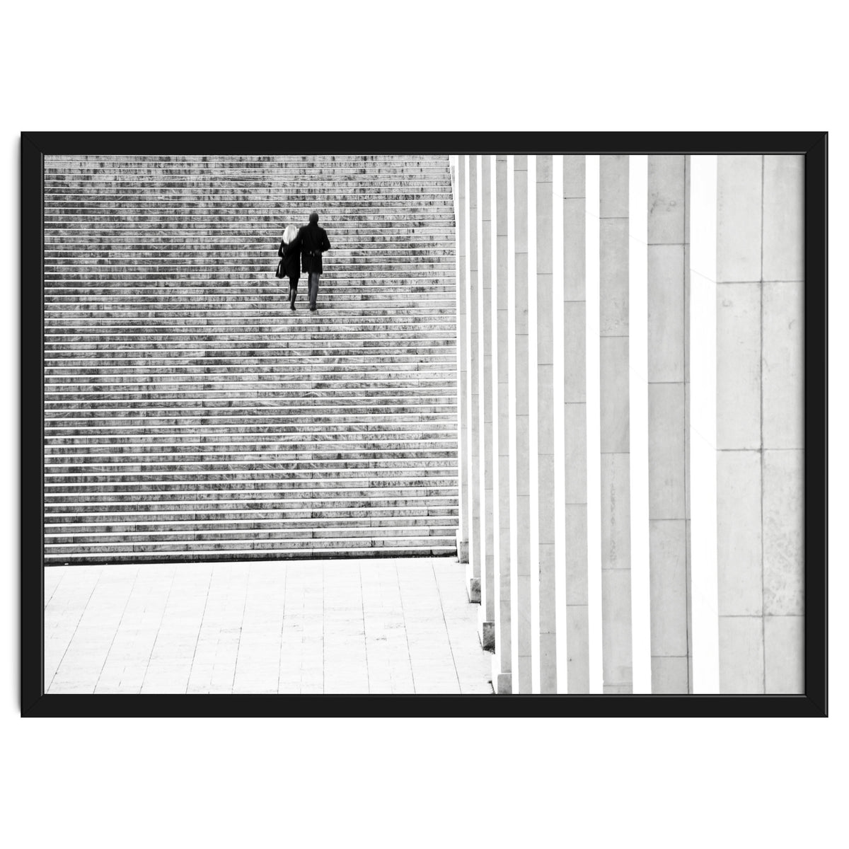 Couple On Stairs, Paris