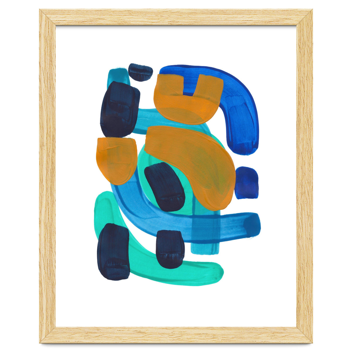 Marine Shapes Yellow Accent