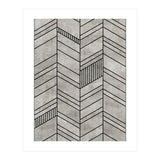 Concrete Chevron Pattern (Print Only) thumbnail